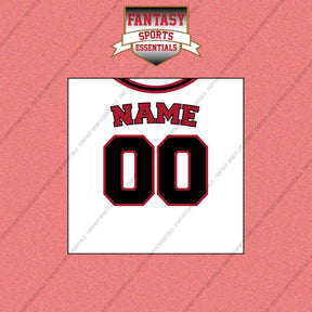 Arizona Diamondbacks Personalized Current Home Jersey Wall Art Prints