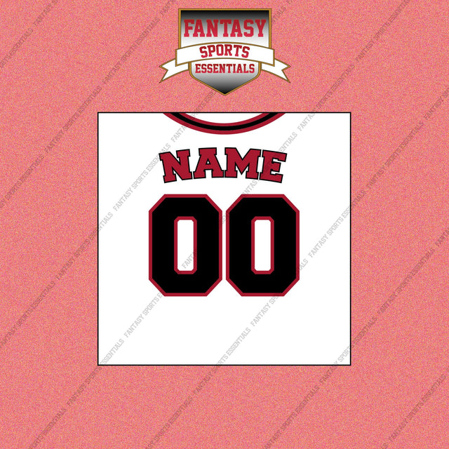 Arizona Diamondbacks Personalized Current Home Jersey Wall Art Prints