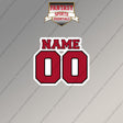 Arizona Diamondbacks Personalized Current Name and Number Magnets