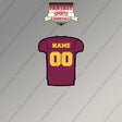 Arizona State Sun Devils Football Personalized Current Home Jersey Magnets