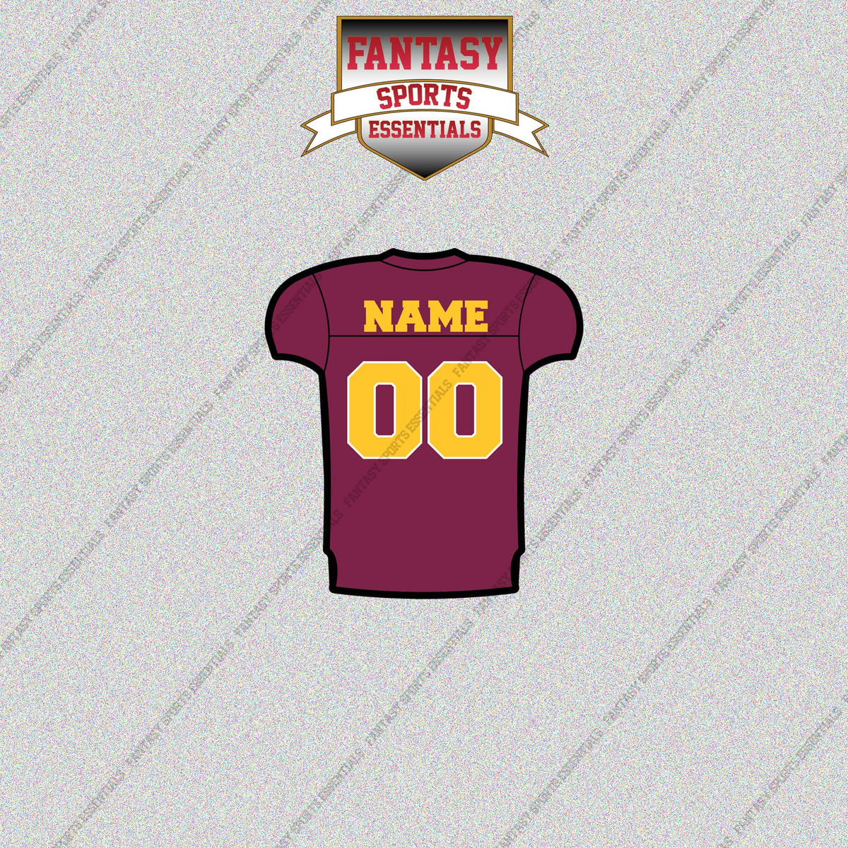 Arizona State Sun Devils Football Personalized Home Jersey Glossy Stickers