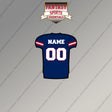Arizona Wildcats Football Personalized Current Home Jersey Magnets