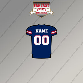 Arizona Wildcats Football Personalized Current Home Jersey Magnets