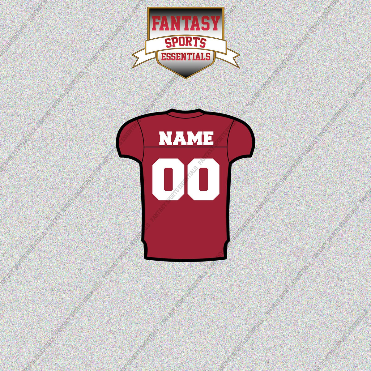Arkansas Razorbacks Football Personalized Home Jersey Glossy Stickers