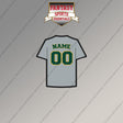 Athletics Personalized Current Away Jersey Magnets