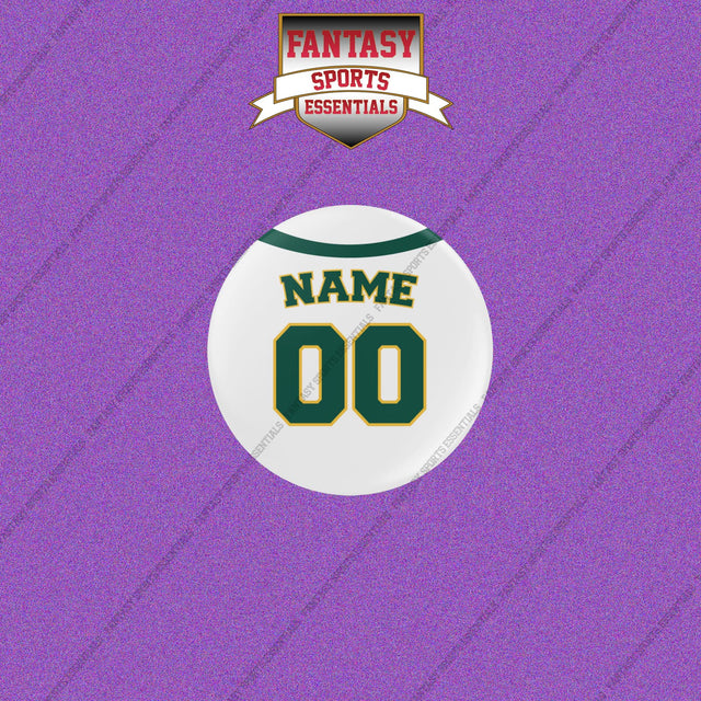 Athletics Personalized Current Home Jersey Buttons