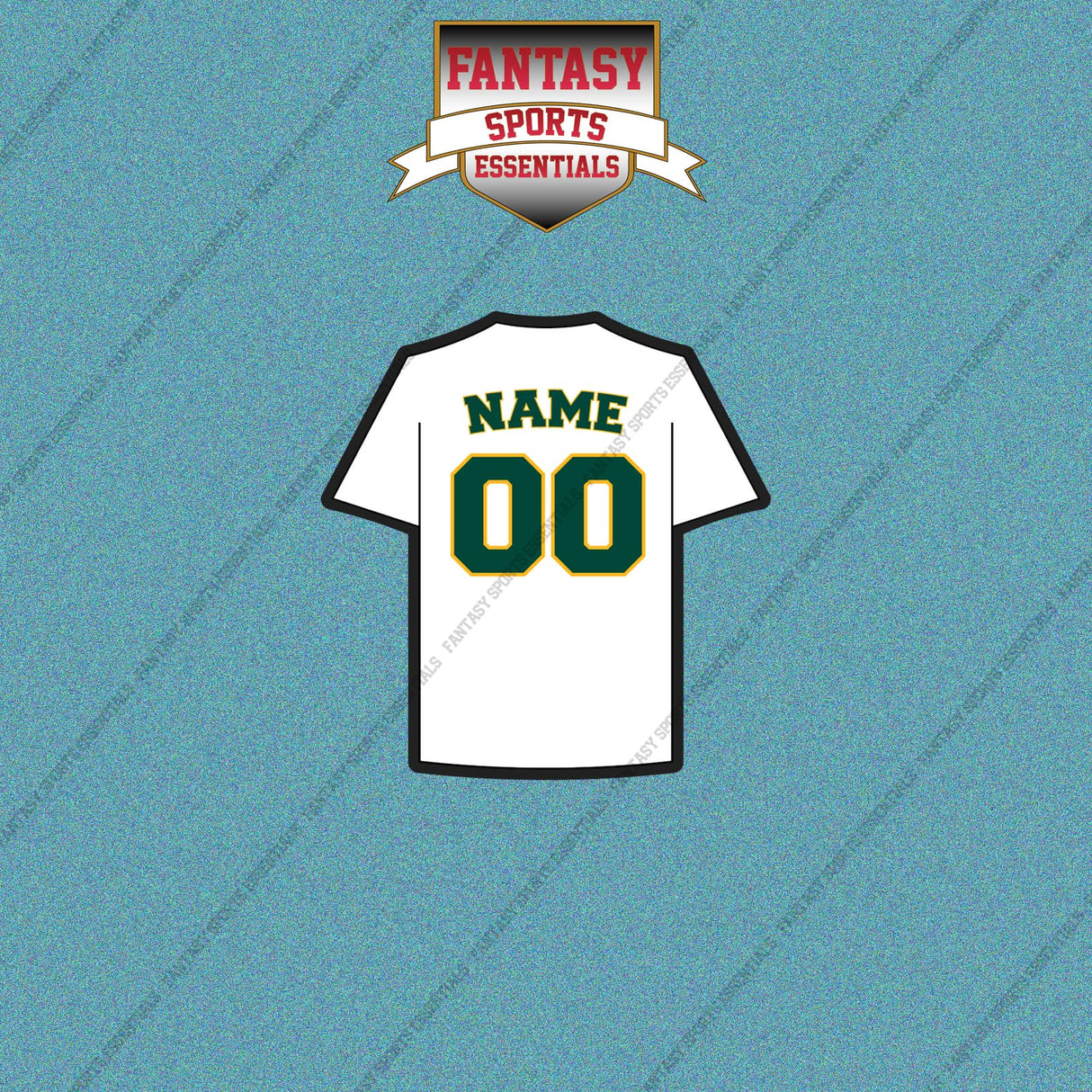 Athletics Personalized Current Home Jersey Car Decals