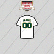 Athletics Personalized Current Home Jersey Glossy Stickers