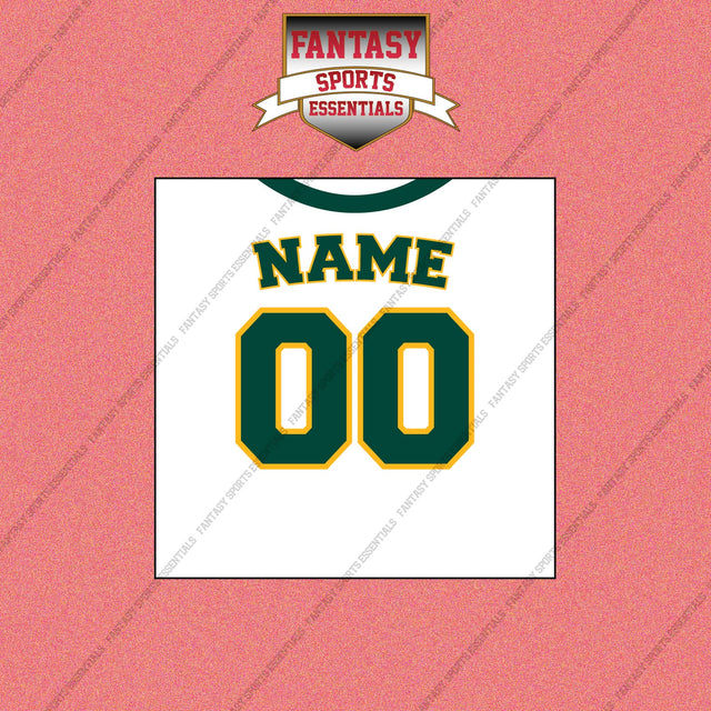 Athletics Personalized Current Home Jersey Wall Art Prints