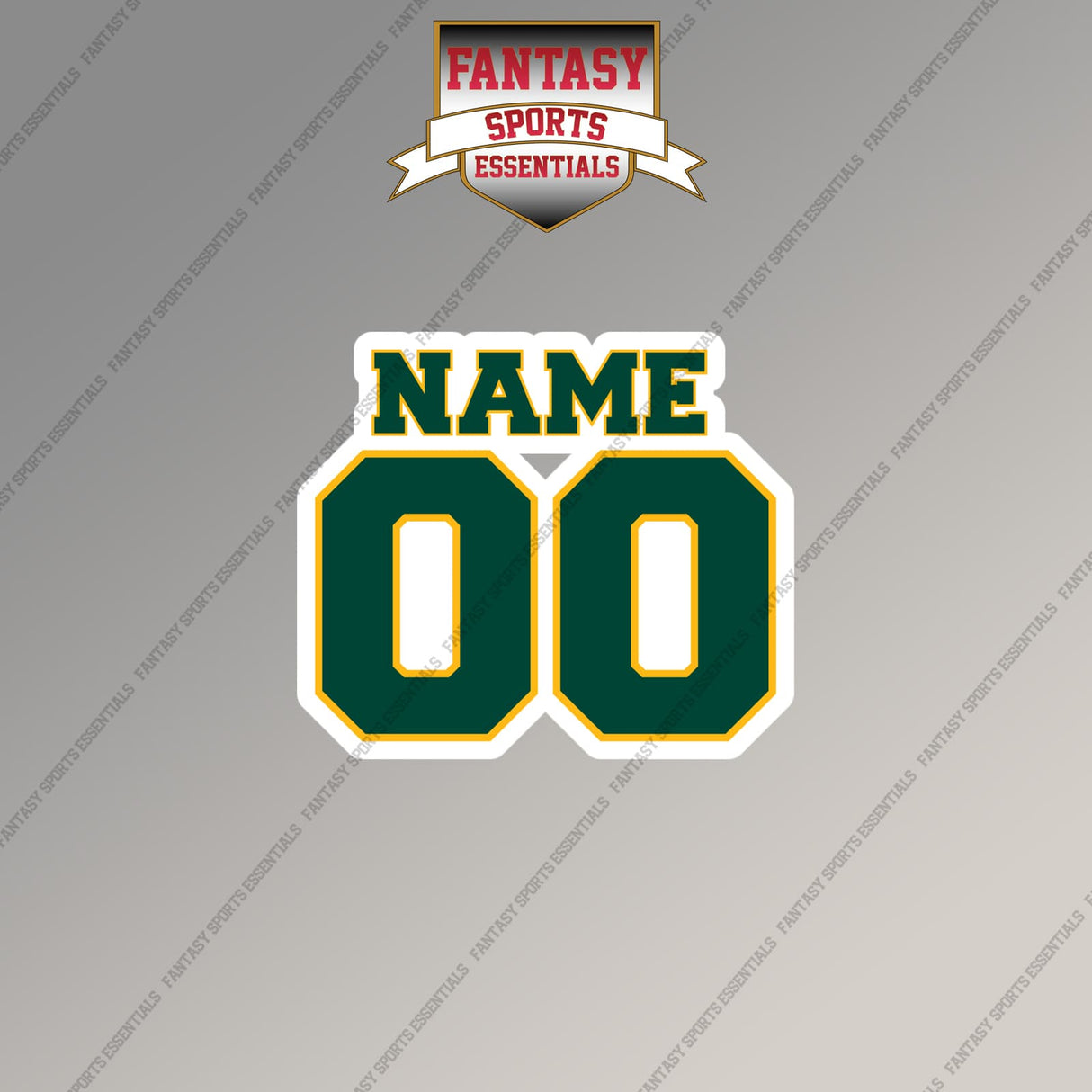 Athletics Personalized Current Name and Number Magnets