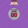 Atlanta Braves Personalized Current Away Jersey Buttons
