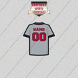 Atlanta Braves Personalized Current Away Jersey Glossy Stickers