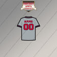 Atlanta Braves Personalized Current Away Jersey Magnets