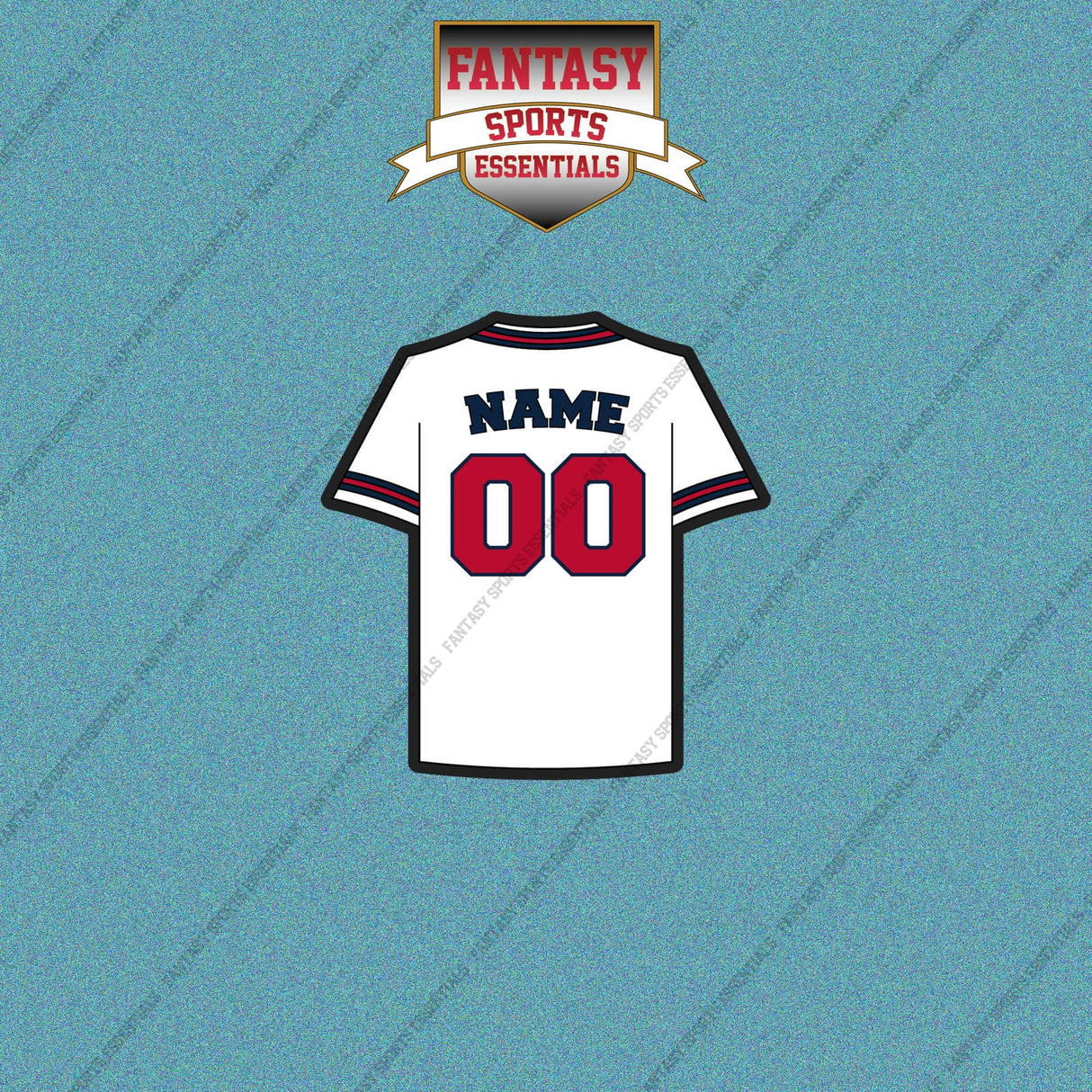 Atlanta Braves Personalized Current Home Jersey Car Decals