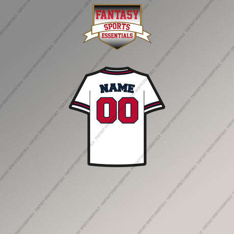 Atlanta Braves Personalized Current Home Jersey Magnets