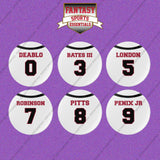 Atlanta Falcons 2025 Away Jersey Button Pins (Choose Your Player) Page 1