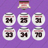 Atlanta Falcons 2025 Away Jersey Button Pins (Choose Your Player) Page 2