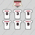 Atlanta Falcons 2025 Away Jersey Glossy Stickers (Choose Your Player) Page 1