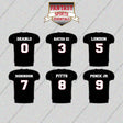 Atlanta Falcons 2025 Home Jersey Glossy Stickers (Choose Your Player) Page 1
