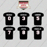 Atlanta Falcons 2025 Home Jersey Glossy Stickers (Choose Your Player) Page 1
