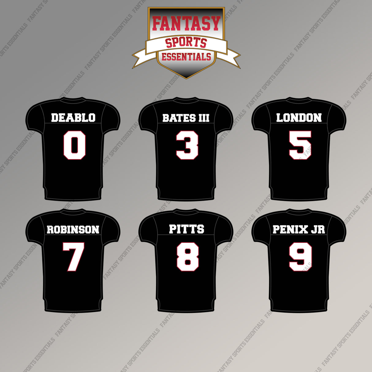 Atlanta Falcons 2025 Home Jersey Magnets (Choose Your Player) Page 1