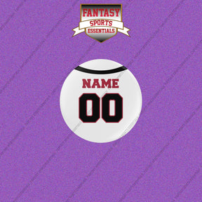 Atlanta Falcons Personalized Current Away Jersey Buttons