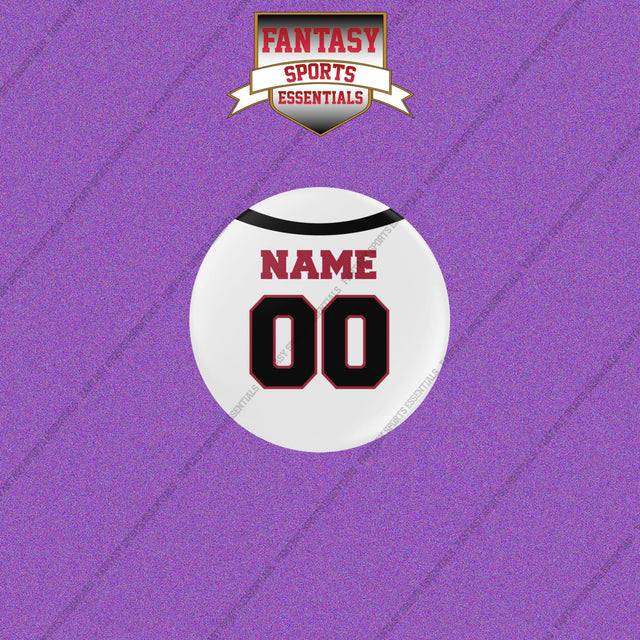 Atlanta Falcons Personalized Current Away Jersey Buttons