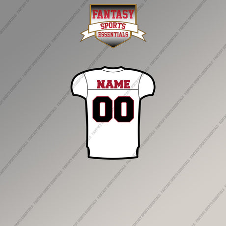 Atlanta Falcons Personalized Current Away Jersey Magnets
