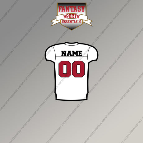 Atlanta Falcons Personalized Current Away Jersey Magnets