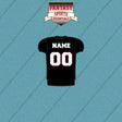 Atlanta Falcons Personalized Current Home Jersey Car Decals