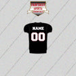 Atlanta Falcons Personalized Current Home Jersey Glossy Stickers