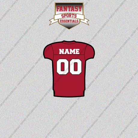Atlanta Falcons Personalized Current Home Jersey Glossy Stickers