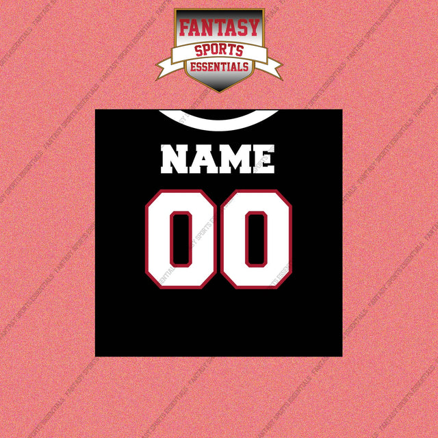 Atlanta Falcons Personalized Current Home Jersey Wall Art Prints