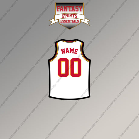Atlanta Hawks Personalized Current Away Jersey Magnets