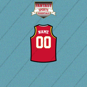 Atlanta Hawks Personalized Current Home Jersey Car Decals
