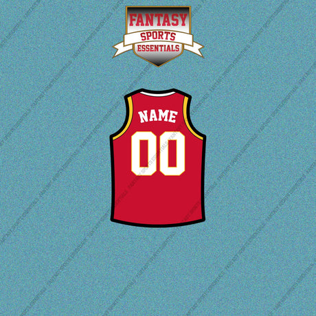 Atlanta Hawks Personalized Current Home Jersey Car Decals