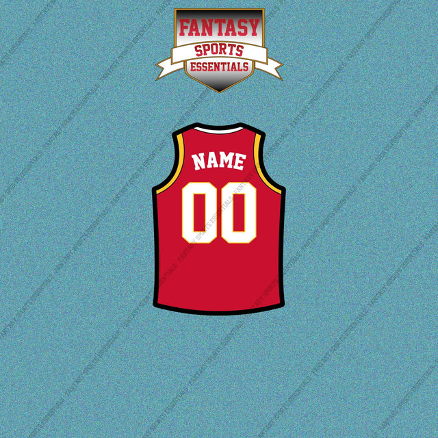 Atlanta Hawks Personalized Current Home Jersey Car Decals