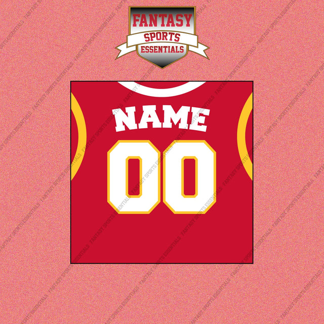 Atlanta Hawks Personalized Current Home Jersey Wall Art Prints