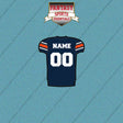 Auburn Tigers Football Personalized Home Jersey Car Decals