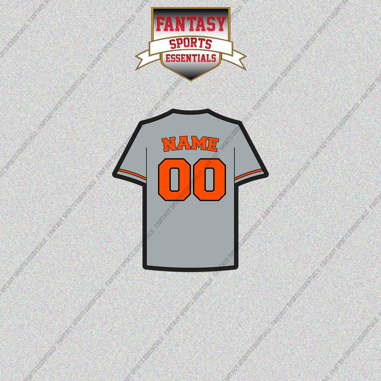 Baltimore Orioles Personalized Current Away Jersey Glossy Stickers