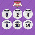 Baltimore Ravens 2025 Away Jersey Button Pins (Choose Your Player) Page 1
