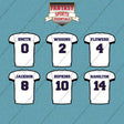 Baltimore Ravens 2025 Away Jersey Car Decals (Choose Your Player) Page 1