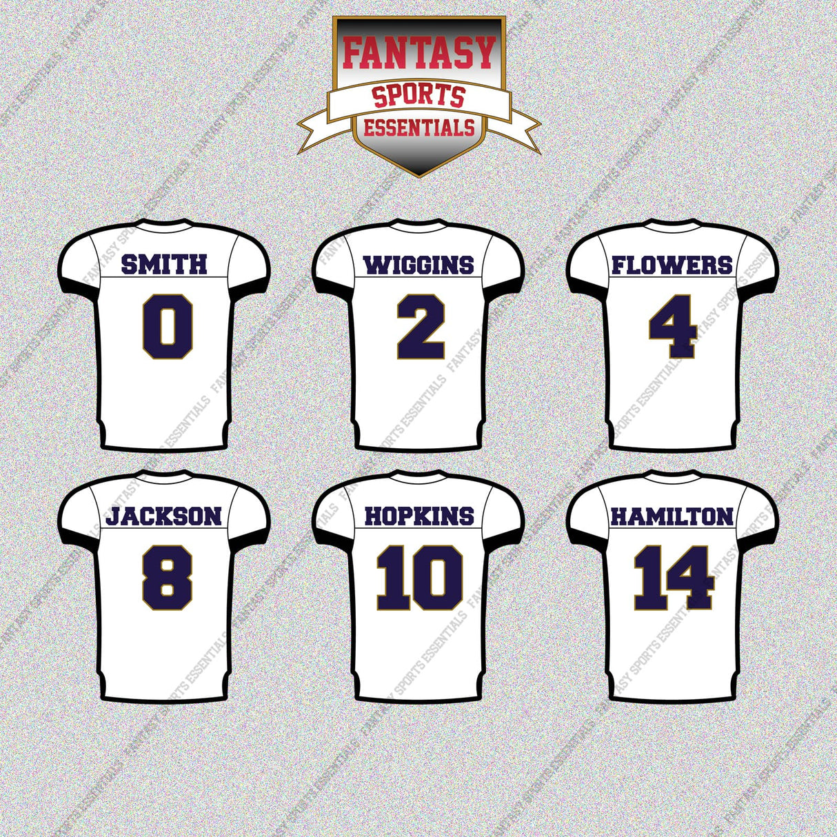 Baltimore Ravens 2025 Away Jersey Glossy Stickers (Choose Your Player) Page 1