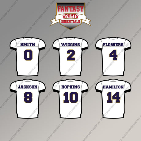 Baltimore Ravens 2025 Away Jersey Magnets (Choose Your Player) Page 1