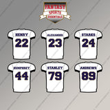 Baltimore Ravens 2025 Away Jersey Magnets (Choose Your Player) Page 2
