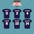 Baltimore Ravens 2025 Home Jersey Car Decals (Choose Your Player) Page 1