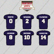 Baltimore Ravens 2025 Home Jersey Glossy Stickers (Choose Your Player) Page 1