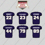 Baltimore Ravens 2025 Home Jersey Glossy Stickers (Choose Your Player) Page 2