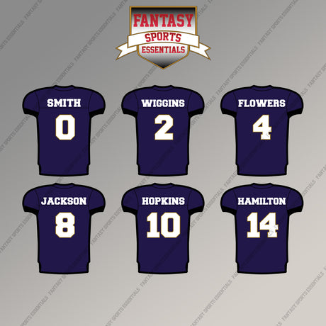 Baltimore Ravens 2025 Home Jersey Magnets (Choose Your Player) Page 1