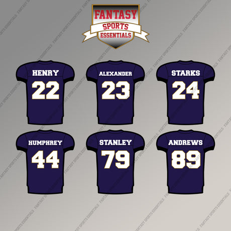 Baltimore Ravens 2025 Home Jersey Magnets (Choose Your Player) Page 2
